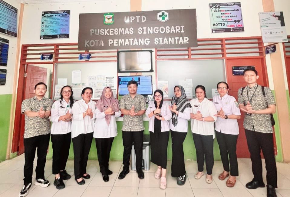 BPJS Kesehatan Kota Pematangsiantar Lakukan Kunjungan Rekredensialing ke Puskesmas Singosari
