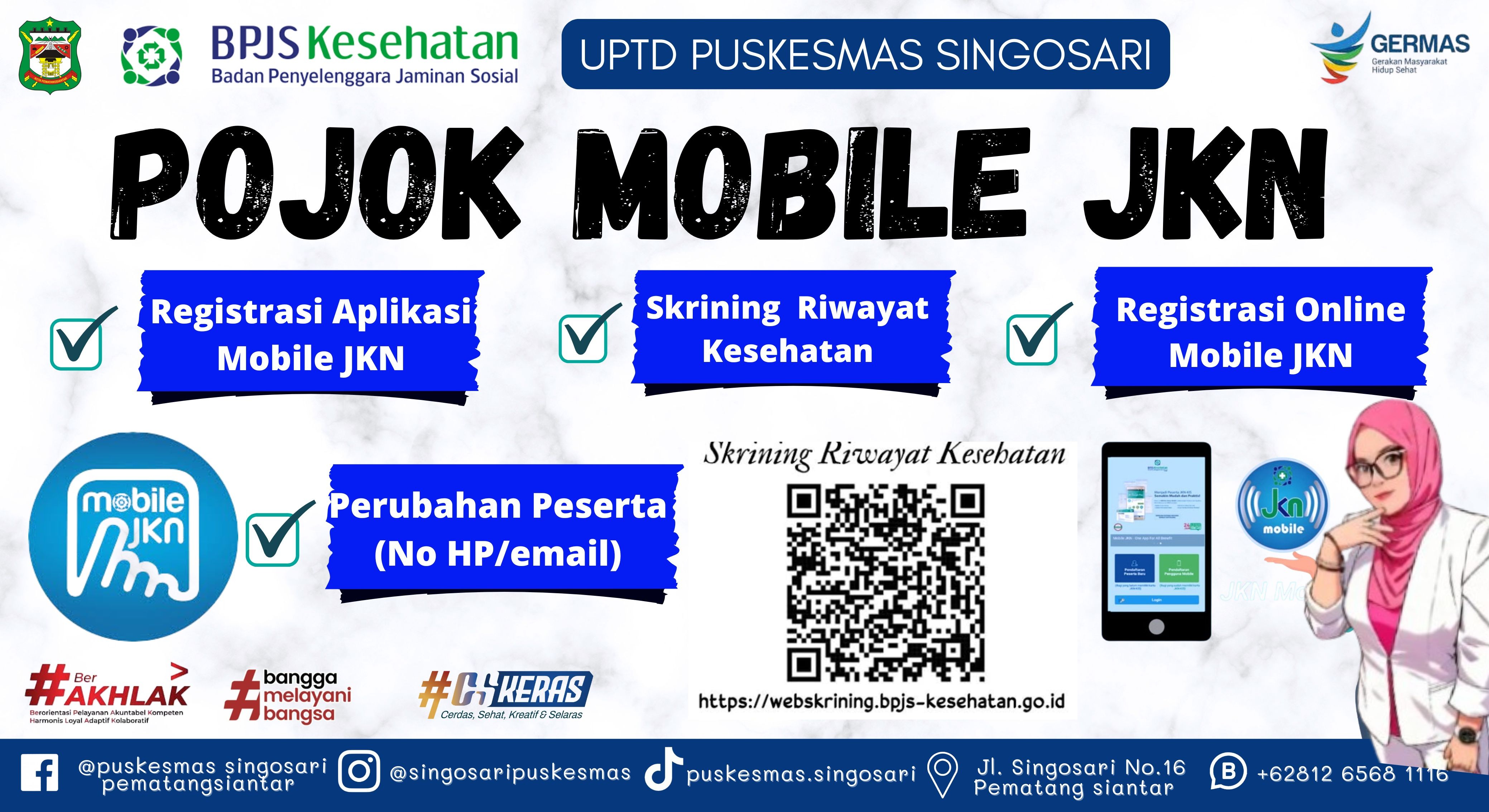 Puskesmas Singosari Hadirkan Pojok Mobile JKN, Permudah Masyarakat Akses Layanan Kesehatan Digital